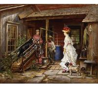 PMEFGJDPE Famous Painting Pictures Paintings Canvas Prints Capitol and Labor by Edward Lamson Henry Wall Art Graffiti for Home Decor 60x90cm