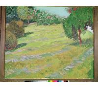 PMEFGJDPE Famous Painting Pictures Paintings Canvas Prints Field with Weeping Willow by Vincent Van Gogh Wall Art Graffiti for Home Decor 60x90cm