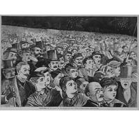 PMEFGJDPE Famous Painting Pictures Paintings Canvas Prints Fire Works on the Night of the Fourth of July by Winslow Homer Wall Art Graffiti for Home Decor 60x90cm