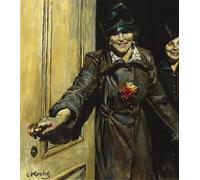 PMEFGJDPE Famous Painting Pictures Paintings Canvas Prints Here We Come by Christian Krohg Wall Art Graffiti for Home Decor 60x90cm