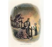 PMEFGJDPE Famous Painting Pictures Paintings Canvas Prints Illustration for Little Dorrit by Hablot Knight Browne Wall Art Graffiti for Home Decor 60x90cm
