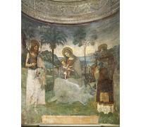 PMEFGJDPE Famous Painting Pictures Paintings Canvas Prints Lady and Child the Baptist and St Stephen by Bernardino Di Betto Pinturicchio Wall Art Graffiti for Home Decor 60x90cm