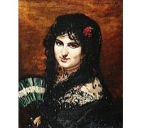 PMEFGJDPE Famous Painting Pictures Paintings Canvas Prints lo spagnolo Carolus-duran Wall Art Graffiti for Home Decor 60x90cm