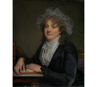 PMEFGJDPE Famous Painting Pictures Paintings Canvas Prints Madame Jean-baptiste Nicolet Anne Antoinette Desmoulins by Jean Baptiste Greuze Wall Art Graffiti for Home Decor 60x90cm