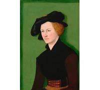 PMEFGJDPE Famous Painting Pictures Paintings Canvas Prints Portrait of a Woman by Lucas Cranach the Elder Wall Art Graffiti for Home Decor 60x90cm
