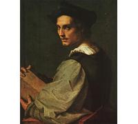 PMEFGJDPE Famous Painting Pictures Paintings Canvas Prints Portrait of a Young Man by Andrea Del Sarto Wall Art Graffiti for Home Decor 60x90cm