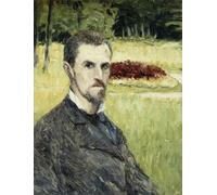 PMEFGJDPE Famous Painting Pictures Paintings Canvas Prints Portrait of the Artist by Gustave Caillebotte Wall Art Graffiti for Home Decor 60x90cm