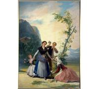 PMEFGJDPE Famous Painting Pictures Paintings Canvas Prints Spring Painting by Francisco De Goya Wall Art Graffiti for Home Decor 60x90cm