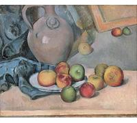 PMEFGJDPE Famous Painting Pictures Paintings Canvas Prints Stoneware Pitcher by Paul Cézanne Wall Art Graffiti for Home Decor 60x90cm