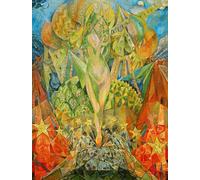 PMEFGJDPE Famous Painting Pictures Paintings Canvas Prints the Birth of the New Human by Heinrich Vogeler Wall Art Graffiti for Home Decor 60x90cm