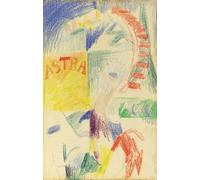 PMEFGJDPE Famous Painting Pictures Paintings Canvas Prints the Cardiff Team by Robert Delaunay Wall Art Graffiti for Home Decor 60x90cm