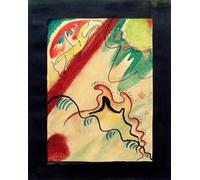 PMEFGJDPE Famous Painting Pictures Paintings Canvas Prints the cover of the almanac Der Blaue Reiter by Wassily Kandinsky Wall Art Graffiti for Home Decor 60x90cm