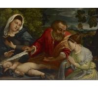 PMEFGJDPE Famous Painting Pictures Paintings Canvas Prints the Holy Family with a Donatrix As Saint Catherine of Alexandria by Famous Artist Wall Art Graffiti for Home Decor 60x90cm