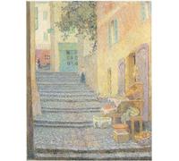 PMEFGJDPE Famous Painting Pictures Paintings Canvas Prints the Italian Boutique by Henri Le Sidaner Wall Art Graffiti for Home Decor 60x90cm