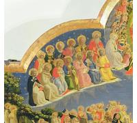 PMEFGJDPE Famous Painting Pictures Paintings Canvas Prints the Last Judgement Tempera Gold on Detail of by Fra Angelico Wall Art Graffiti for Home Decor 60x90cm