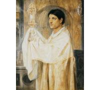 PMEFGJDPE Famous Painting Pictures Paintings Canvas Prints the Mystery of Faith by Simeon Solomon Wall Art Graffiti for Home Decor 60x90cm