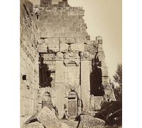 PMEFGJDPE Famous Painting Pictures Paintings Canvas Prints the Propylaea of the Temple of Jupite by Félix Bonfils Wall Art Graffiti for Home Decor 60x90cm