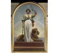 PMEFGJDPE Famous Painting Pictures Paintings Canvas Prints the Republic by Jean Leon Gerome Wall Art Graffiti for Home Decor 60x90cm