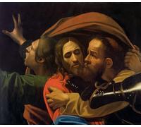 PMEFGJDPE Famous Painting Pictures Paintings Canvas Prints the Taking of Christ Oil on Canvas of by Merisi Caravaggio Wall Art Graffiti for Home Decor 60x90cm