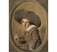 PMEFGJDPE Famous Painting Poster Wall Decor Art Print Images a Young Man in a Large Hat by Frans Hals Animal Posters for Home Decor 60x90cm