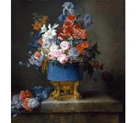 PMEFGJDPE Famous Painting Poster Wall Decor Art Print Images Bouquet of Flowers in Aporcelain Vase by Anne Vallayer Coster Animal Posters for Home Decor 60x90cm