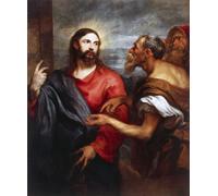 PMEFGJDPE Famous Painting Poster Wall Decor Art Print Images Christ of the Coin by Van Dyck Animal Posters for Home Decor 60x90cm