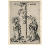 PMEFGJDPE Famous Painting Poster Wall Decor Art Print Images Christ on the Cross with Mary and by Famous Artist Animal Posters for Home Decor 60x90cm