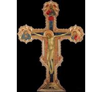 PMEFGJDPE Famous Painting Poster Wall Decor Art Print Images Crucifix by Giotto Di Bondone Animal Posters for Home Decor 60x90cm
