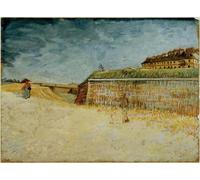 PMEFGJDPE Famous Painting Poster Wall Decor Art Print Images Die Festungswälle Von Paris by Vincent Van Gogh Animal Posters for Home Decor 60x90cm