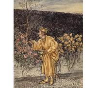 PMEFGJDPE Famous Painting Poster Wall Decor Art Print Images Every Flower Changed to Gold by Arthur Rackham Animal Posters for Home Decor 60x90cm
