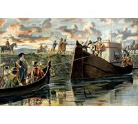 PMEFGJDPE Famous Painting Poster Wall Decor Art Print Images History of France Jean Du Plessis Cardinal by Maurice Leloir Animal Posters for Home Decor 60x90cm