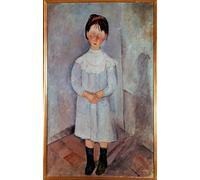 PMEFGJDPE Famous Painting Poster Wall Decor Art Print Images Little Girl by Amedeo Modigliani Animal Posters for Home Decor 60x90cm
