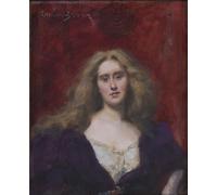 PMEFGJDPE Famous Painting Poster Wall Decor Art Print Images Natalie Barney by Charles Emile Auguste Carolus Duran Animal Posters for Home Decor 60x90cm