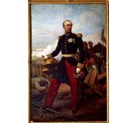 PMEFGJDPE Famous Painting Poster Wall Decor Art Print Images Portrait in Foot of Patrice De Mahon Marechal of France by Horace Vernet Animal Posters for Home Decor 60x90cm