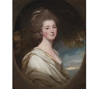PMEFGJDPE Famous Painting Poster Wall Decor Art Print Images Portrait of Jane Hoskyns by George Romney Animal Posters for Home Decor 60x90cm