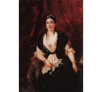 PMEFGJDPE Famous Painting Poster Wall Decor Art Print Images Portrait Widow of E S Rastorgueva by Konstantin Yegorovich Makovsky Animal Posters for Home Decor 60x90cm