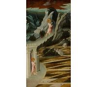 PMEFGJDPE Famous Painting Poster Wall Decor Art Print Images Saint the Baptist Entering the Wilderness by Di Paolo Animal Posters for Home Decor 60x90cm