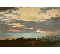 PMEFGJDPE Famous Painting Poster Wall Decor Art Print Images Sunset Saco Bay by Winslow Homer Animal Posters for Home Decor 60x90cm