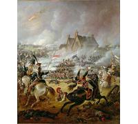 PMEFGJDPE Famous Painting Poster Wall Decor Art Print Images the Battle of Waterloo by Robert Alexander Animal Posters for Home Decor 60x90cm