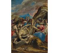 PMEFGJDPE Famous Painting Poster Wall Decor Art Print Images the Entombment of Christ by El Greco Animal Posters for Home Decor 60x90cm