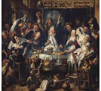 PMEFGJDPE Famous Painting Poster Wall Decor Art Print Images the King Is Drinking by Jacob Jordaens Animal Posters for Home Decor 60x90cm