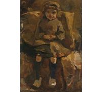 PMEFGJDPE Famous Painting Poster Wall Decor Art Print Images the Wooden Shoes by George Hendrik Breitner Animal Posters for Home Decor 60x90cm