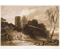 PMEFGJDPE Famous Painting Poster Wall Decor Art Print Images Winchelsea Sussex From the 'Book of Studies' Engraved by J.c. Easling by Mallord William Turner Animal Posters for Home Decor 60x90cm