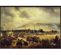 PMEFGJDPE Famous Painting Print Artwork Premium Artwork a Scene From the Hungarian War of Independence by Bogdan Willewalde Modern Canvas for Home Decor 60x90cm