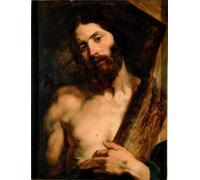 PMEFGJDPE Famous Painting Print Artwork Premium Artwork Christ Bearing the Cross Painting by Van Dyck Modern Canvas for Home Decor 60x90cm