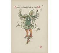 PMEFGJDPE Famous Painting Print Artwork Premium Artwork Flowers From Shakespeares Garden by Walter Crane Modern Canvas for Home Decor 60x90cm