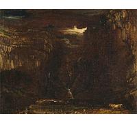 PMEFGJDPE Famous Painting Print Artwork Premium Artwork for Gordale Scar by Famous Artist Modern Canvas for Home Decor 60x90cm