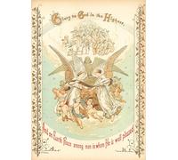 PMEFGJDPE Famous Painting Print Artwork Premium Artwork Glory to God in the Highest by Paul Mohn Modern Canvas for Home Decor 60x90cm