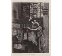 PMEFGJDPE Famous Painting Print Artwork Premium Artwork in My Studio by Lawrence Alma Tadema Modern Canvas for Home Decor 60x90cm