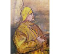 PMEFGJDPE Famous Painting Print Artwork Premium Artwork Monsieur Maurice Joyant by Henri De Toulouse Lautrec Modern Canvas for Home Decor 60x90cm